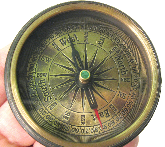 Boys Scout Brass Compass (Repro)